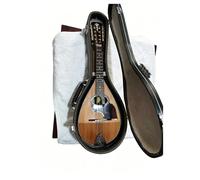 Mandolin Instruments High Grade Bowl Back Mandolin Red Spruce Top Rosewood & Fingerboard Maple Neck Taiwan Tuning Pegs German Strings with Hard Case