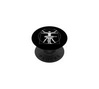 Mandolin Marching Band Da Vinci Mandolinist Vintage PopSockets Adhesive PopGrip