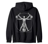 Mandolin Marching Band Da Vinci Mandolinist Vintage Zip Hoodie
