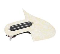 Mandolin Pickguard with Dual Rail Pickup, A500k B500k Potentiometer, Mirror Surface - High - Output Low - Noise Sound, Durable Metal Plastic Construction, Ideal for Mandolin