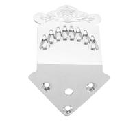 Mandolin Qb21 Tailpiece String Fixing Part Metal Silver