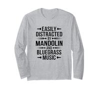 Mandolin Roots Acoustic Music Humor Long Sleeve T-Shirt
