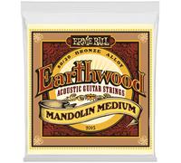 Ernie Ball P02065 Earthwood Mandolin Medium Loop End 80/20 Bronze Acoustic Guitar Strings - 10-36 Gauge
