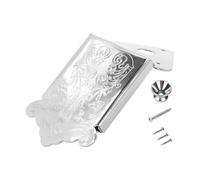 Mandolin Tailpiece,8-String Mandolin Tailpiece Bridge Parts with Buckle and Screws | Instrument Accessories Replacement | for School Beginners Festival Outdoor Party Play Performance Classroom