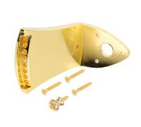 Mandolin Tailpiece 8 String Metal Triangle Bridge Set Golden