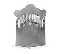 Mandolin Tailpiece 8, Zinc Alloy Mandolin Bridge Tailpiece, Replacement Metal Mandolin Tailpiece with Screws, for 8 Mandolin, Enhanced Sound Quality and Durability