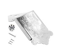 Mandolin Tailpiece Cover - 8 String Mandolin Tailpiece Accessories with Buckle and Screws, 12 x 8 x 5 cm, for Festival, Outdoor, Classroom, Party, Game, Performance, School, Beginners
