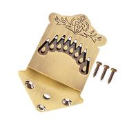 Mandolin Tailpiece Replacement, Lightweight 8-String Feather Pattern Mandolin Tailpiece, Great for School