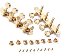 Mandolin Tuning Pegs 4L4R Set with Screws for 8-String Mandolin Replacement, Right & Left Handed