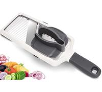 Mandoline Slicer for Kitchen,Adjustable Stainless Steel Blade,Vegetable Slicer, Slicer Vegetable Cutter with NO-slip Grip,Gray