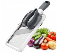 Mandoline Vegetable Slicer for Kitchen - Adjustable 3-Function Thickness,Comfort Grip&Safety Hand Guard,Adjustable Vegetable Slicer,Mandolin,Onion,Potato,Tomato, Cucumber Salad Food Slicer.