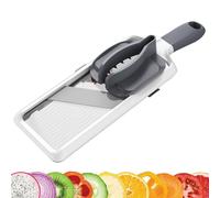 Mandoline Vegetable Slicer, Kitchen Mandoline, Fruit and Vegetable Slicer, Onion Veg Garlic Potato Mini Dicer Cutter, 3-Slice Thickness Adjustable, with Comfort Grip