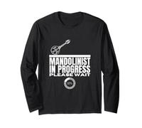 Mandolinist In Progress Loading Funny Mandolin Long Sleeve T-Shirt