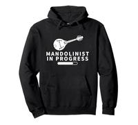 Mandolinist In Progress Loading Funny Mandolin Pullover Hoodie