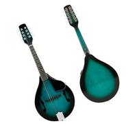 Mandolins Instrument for Adults 8-String Electric Mandolin Stringed Instruments With Bag String Pick Accessories(Blue)