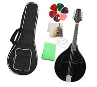 Mandolins Instrument for Adults Strings Mandolin Guitar Instrument A Style With Carrying Backpack Cleaning Cloth Accessories(Sunset Set)