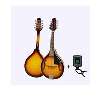 Mandolins Instrument for Beginner Treble Eight String Mandolin Musical Instrument Mandolin Orange Durable(Orange A)