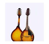 Mandolins Instrument for Beginner Treble Eight String Mandolin Musical Instrument Mandolin Orange Durable(Orange)
