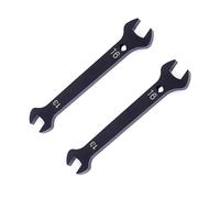 Mandouer 2pcs Super Thin Wrench Set, 13mm × 16mm Double Open End Wrench, Durable Carbon Steel Flat Spanner for Automotive and Industrial Repair