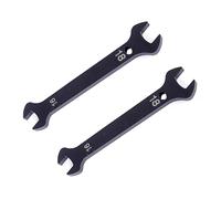 Mandouer 2pcs Super Thin Wrench Set, 16mm × 18mm Double Open End Wrench, Durable Carbon Steel Flat Spanner for Automotive and DIY Tasks