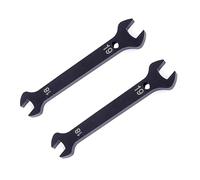 Mandouer 2pcs Super Thin Wrench Set, 18mm × 19mm Double Open End Wrench, Durable Carbon Steel Flat Spanner for Automotive and Narrow Spaces