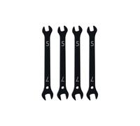 Mandouer 4pcs Super Thin Wrench Set, 5mm × 7mm Double Open End Wrench, Durable Carbon Steel Flat Spanner for Bike and Automotive Repair