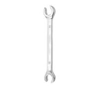 Mandouer Flare Nut Spanner 13mm x 14mm Metric CR-V Double Open End Wrench | Chrome Vanadium Steel Brake Pipe Spanner, Mirror Polish Finish for Fuel Tube Hose Transmission Line, 1pc