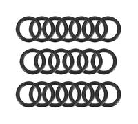 Mandouer Nitrile Rubber O-Rings, 21mm OD x 17mm ID x 2mm CS, Pack of 20 | Metric NBR o-ring, oil and heat resistant with good elasticity for a tight seal, for tap, plumbing, pump and automotive use
