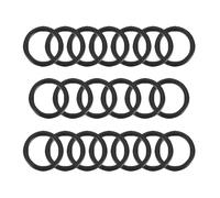 Mandouer Nitrile Rubber O-Rings, 25mm OD x 21mm ID x 2mm CS, Pack of 20 | Metric NBR o-ring, oil and heat resistant with good elasticity for a tight seal, for tap, plumbing, pump and automotive use