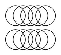 Mandouer Nitrile Rubber O-Rings, 49mm OD 45mm ID 2mm CS, Metric Rubber Washers and Seals for Tap, Plumbing, Automotive, Pack of 10