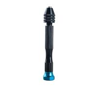 Mandouer Precision Hand Drill with Pin Vice Chuck, 0.3-3.0mm Mini Drill for Craft, Jewellery Making, Resin and Model Building (Blue)
