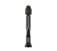 Mandouer Precision Hand Drill with Pin Vice Chuck, 0.3-3.0mm Mini Drill for Craft, Jewellery Making, Resin and Model Building (Black)