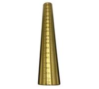 Mandrel Sizer Metal Bangle Sizing Tool Round/Oval Easy to Use for Jewelry Makers and Repairers Gold/Silver Round Mandrel