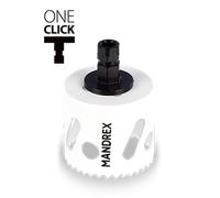 Mandrex MHB4Q083B SpeedXcut M42 8% Cobalt 83mm Bi-Metal Hole Saw c/w Adaptor
