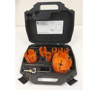 Mandrex MHSD1001A MXqs Hole Saw Kit - Industrial - TCT 9 Piece Set & Case