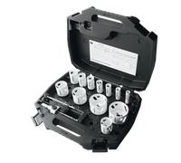 Mandrex MHSE1003G MXqs Hole Saw Kit - Electrician - SpeedXcut - Bi-Metal M42 5 Piece Set & Case