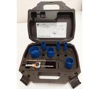 Mandrex MHSP1004 MXqs Hole Saw Kit - Plumber - Pro Fine M42 6 Piece Set & Case