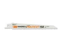 Mandrex MRM11B MULTICUT Reciprocating/Sabre Saw Blade - 150mm (2 Pack)