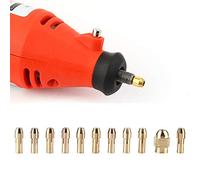 Mandrin Perceuse Collet Set for Mini Electric Collets Rotary Tool Grinder Rotate Tool 0.5-3.2mm 11pcs 4-jaw Copper Drill Chuck