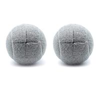 Mandrodi 2 PCS Precut Walker Tennis Ball for Furniture Legs and Floor Protection, Heavy Duty Long Lasting Felt Pad Covering,Grey