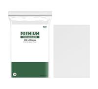 Mandu Deco Kpop Postcard Sleeves Clear Polypropylene Card Protector for Albums Postcards 4x6 inches, PVC Free and Acid Free, 50 Sleeves per Pack (109x154mm)