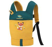 manduca Doll Carrier - Suitable for Toddlers from 18 Months - Organic Cotton Carrier for Baby Dolls & Cuddly Toys, Fox