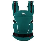 manduca First Baby Carrier, Adjustable & Versatile Baby and Toddler Carrier (3.5 up to 20 kg), Front, Hip & Back Carrying Baby Sling, Made of Organic Cotton, Teal