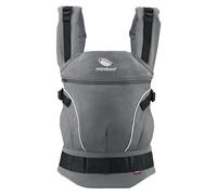 manduca First Baby Carrier, Adjustable & Versatile Baby and Toddler Carrier (3.5 up to 20 kg), Front, Hip & Back Carrying Baby Sling, Made of Organic Cotton, Dark Grey