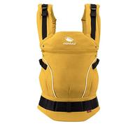 manduca First Baby Carrier > Gold < Ergonomic Baby Carrier Backpack, Organic Cotton, Patented Back Extension, for Newborns and Babies from 3.5 to 20 kg (Gold)