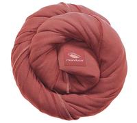 manduca Sling - Baby Sling - Elastic Baby Carrier for Newborns from Birth to 15 kg - Organic Cotton - GOTS Certified, Red