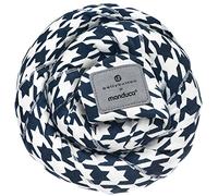 manduca Sling Bellybutton Stretchy Baby Wrap, Baby Carrier Made of Organic Cotton, Easy-Wear, Comfortable Baby Carrier Suitable for Newborns and Infants from Birth up to 15kg, Pepita Navy