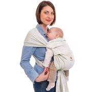 manduca Twist - Baby Sling - Light and Easy Baby Carrier with Kangaroo Bag and Soft Belly Belt - for Newborns from Birth up to 15 Kg - Organic Cotton - Cream