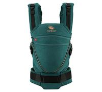 manduca XT Baby Carrier - Adjustable Seat, Newborn to Toddler Carrier - Organic Cotton Baby Sling with 3 Carrying Options, Denimteal-Toffee