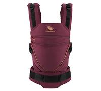 manduca XT Baby Carrier - Adjustable Seat, Newborn to Toddler Carrier - Organic Cotton Baby Sling with 3 Carrying Options, Denimberry-Toffee